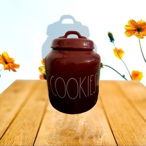 NEW RAE DUNN “COOKIES” JAR Magneta Perfect For Treats